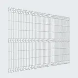 3Д забор Profi 1030×2500 мм, пруток 5 мм, серо-белый RAL 7047